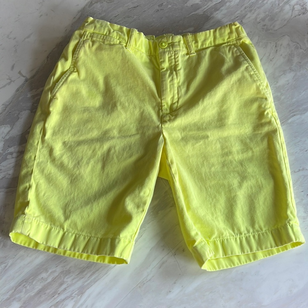 J.Crew / Crewcuts boys’ neon yellow Stanton shorts